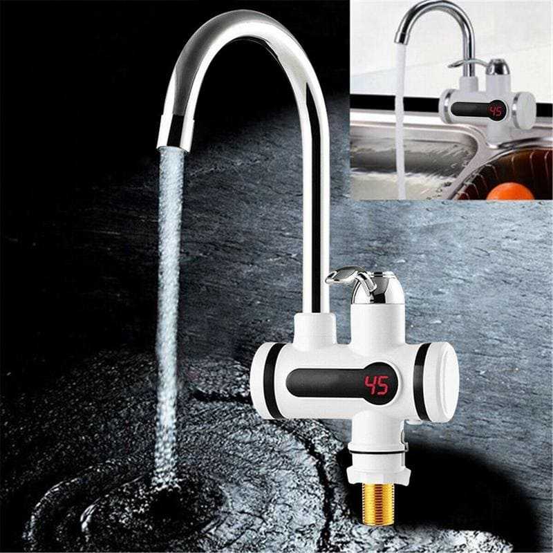 Instant Hot Water Tap Electric Geyser faucet use for Bathroom Kitchen & Basin